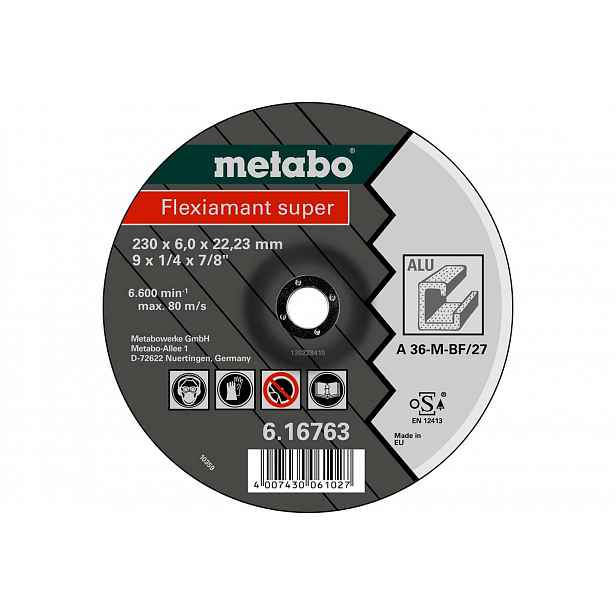 Metabo - Hrubovací kotouč na hliník 230x22,23 mm 616763000