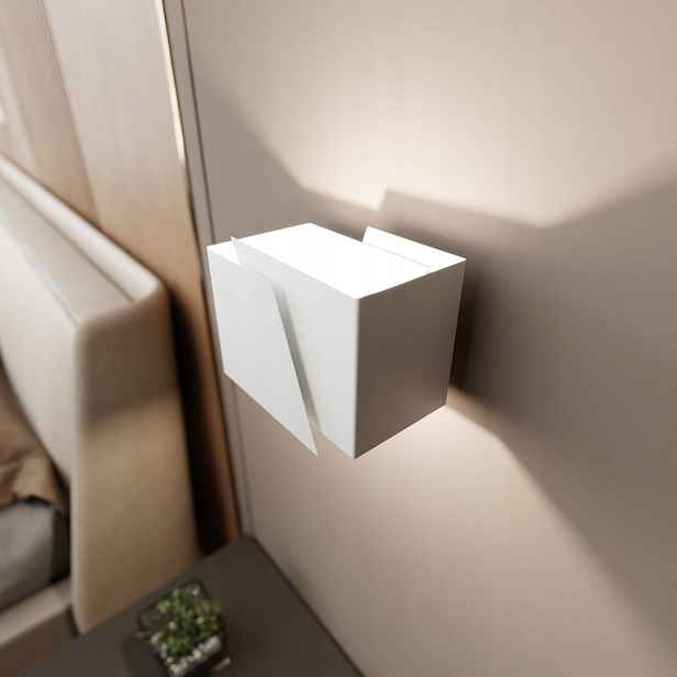 Moderní nástěnná lampa Sydney bílá 1 světelný bod G9 nástěnná lampa
