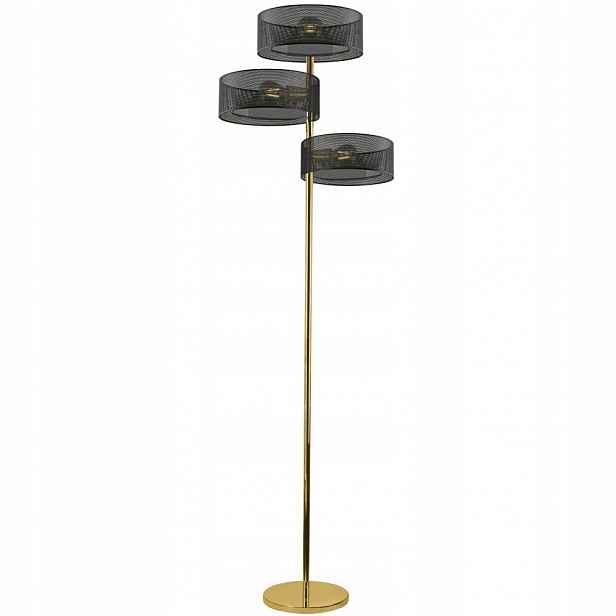 Podlahová lampa Antila černá/Elem