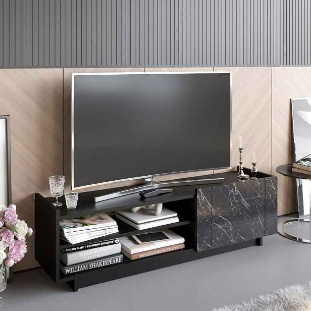 TV stolek Valantina - Black