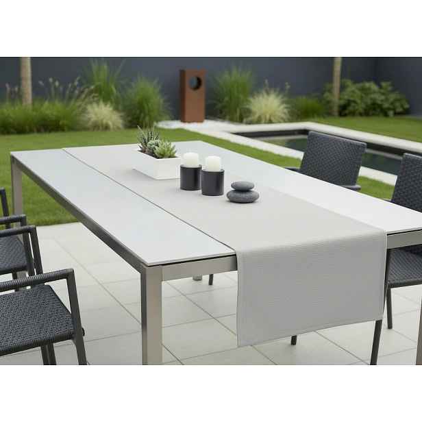 Venkovní běhoun - ubrus  RUNNER color 03 světle šedá, různé rozměry Mybesthome Rozměr: 40x140 cm