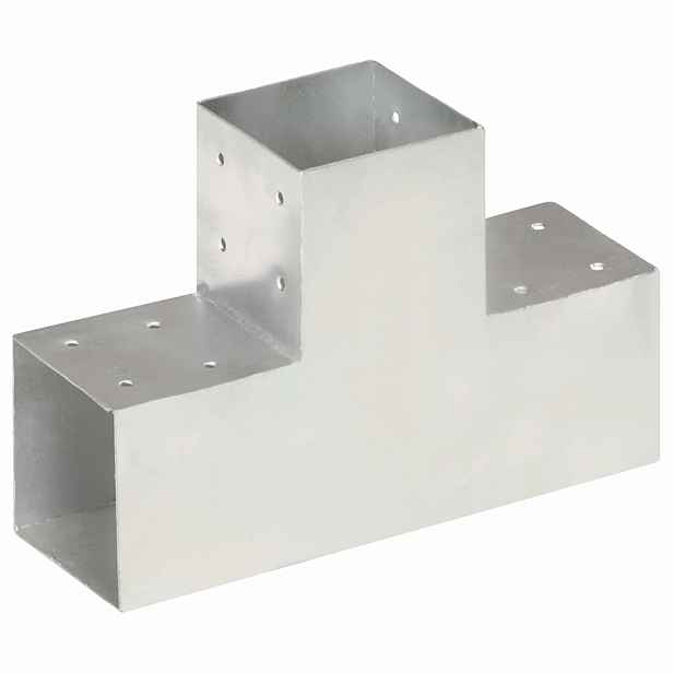 vidaXL Trámová spojka ve tvaru T pozinkovaný kov 101 x 101 mm