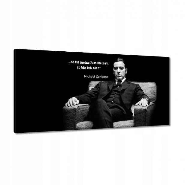 Obrazy 115x55 Citáty z kmotra