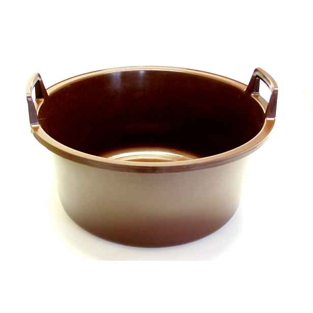 ALFA PLASTIK - Škopek 49cm hnědý 25l
