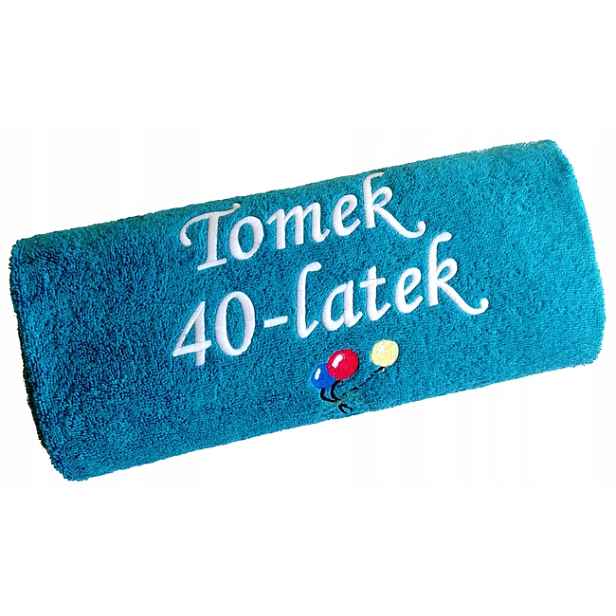 Dárek k 40. Narozeninám, čtyřicítka pro muže, ženy, Ručník s nápis