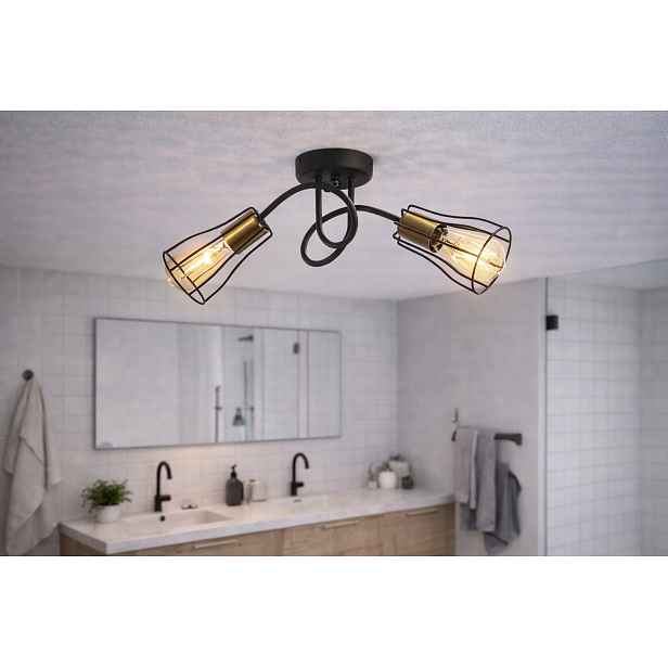 Euro-Lamp Stropní Svítidlo Ines 2 zlatá 2x60W Výrobce
