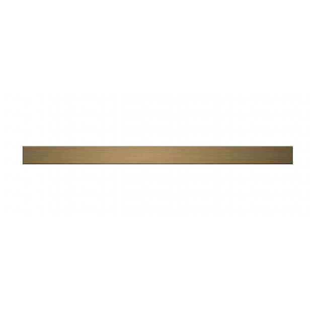 I-Drain DZIGNSTONE - Designový rošt pro vaničky Solid Linear, délka 79 cm, zlatá DP.GS.G.0792