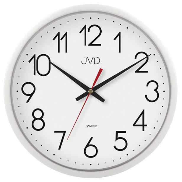 JVD HP614.1 - dobře čitelné hodiny s tichým chodem