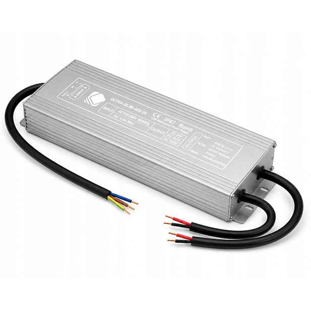Led zdroj Led 24V 400W 16,7A Hermetický Led pásek Cob Rgb Premium IP67
