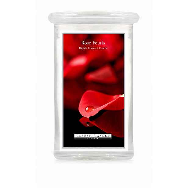 Velká svíčka Rose Petals Classic Candle