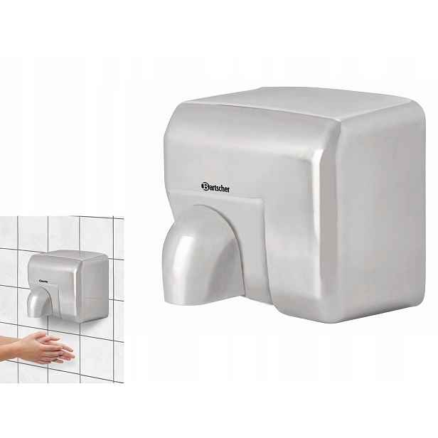 Vysoušeč Rukou Senzor Pohybu 2300W Inox Bartscher