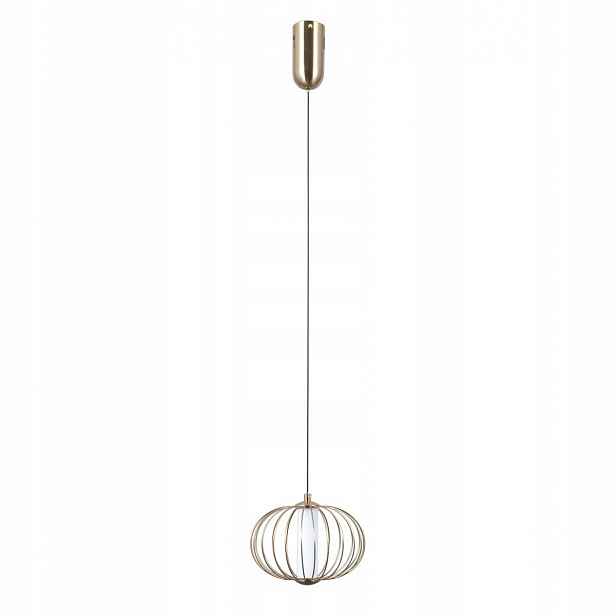 Závěsná lampa Pendel Zwis Led Rabel Zlatá 5W 432lm Minimalistická Italux