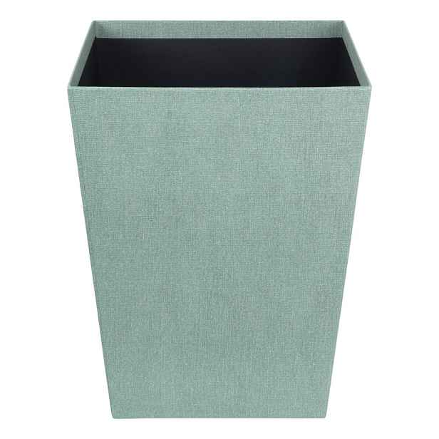Zelenomodrý kancelářský odpadkový koš Sofia Canvas Paper Laminate – Bigso