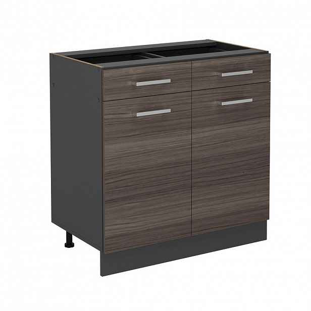 Vicco SPODNÍ SKŘÍŇKA KUCHYŇSKÉ LINKY R-Line Ušlechtilá šedá 80 cm bez pracovní desky