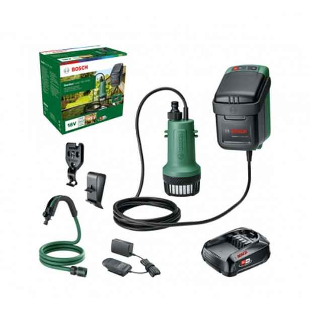 Bosch - 18V AKU čerpadlo, 1x aku 2,5 Ah Li-Ion, nabíječka 06008C4202