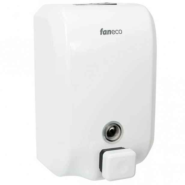 Dávkovač Faneco Top White 1000 ml, bílá nerezová ocel, nástěnný