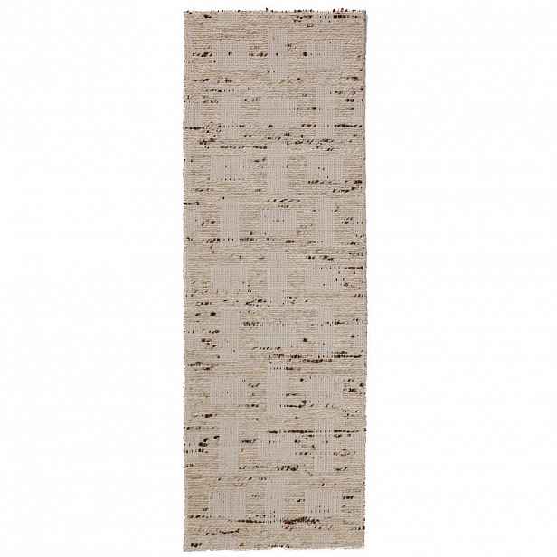 Flair Rugs RUČNĚ TKANÝ KOBEREC, 80/300 cm přírodní barvy