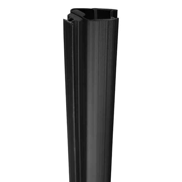 Gelco Set magnetických těsnění 45°pro sklo 8mm a profil , 2000mm, černá (2ks)