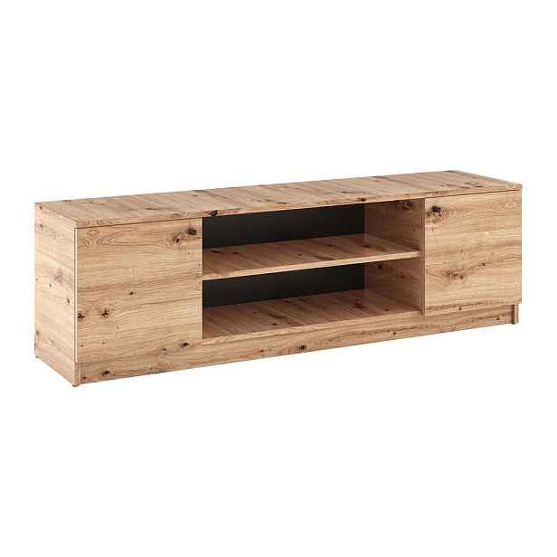 MASSENO TV STOLEK NATURIO, 160/48,5/40 cm, dub Artisan