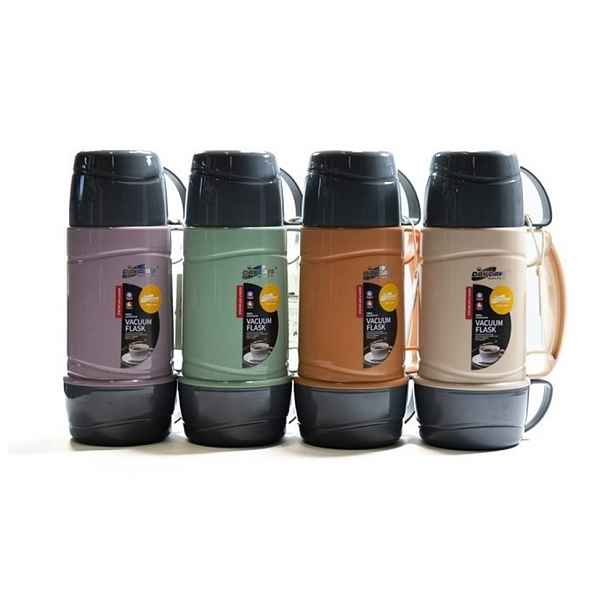 termokonvice 0,65l 4barvy, šálek, (73060), plast/sklo