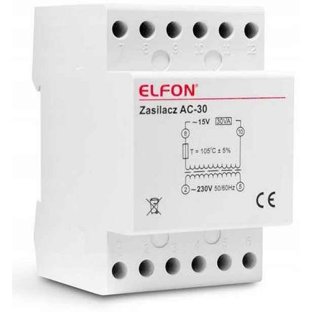 Napájecí Zdroj AC-30 15V 2A Elfon Optima