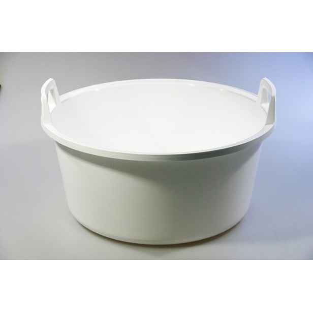 ALFA PLASTIK - Škopek 56x25cm bílý 40 l