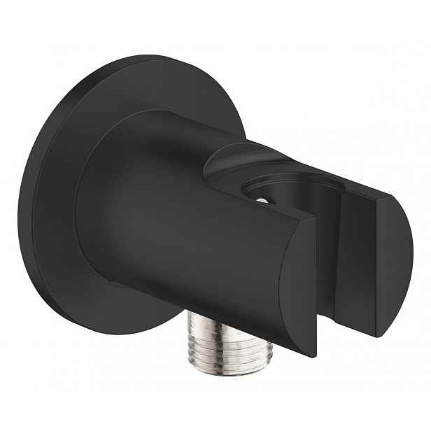 Podomítkový vývod Grohe Tempesta s držákem sprchy černá matná 286282431