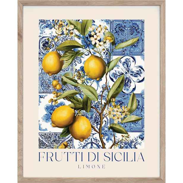 Tištěný obraz s rámem 40x50 cm Sicilia – Styler