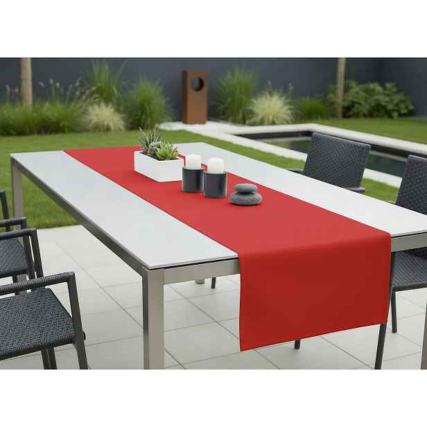 Venkovní běhoun - ubrus  RUNNER color 10 červená, různé rozměry Mybesthome Rozměr: 40x160 cm