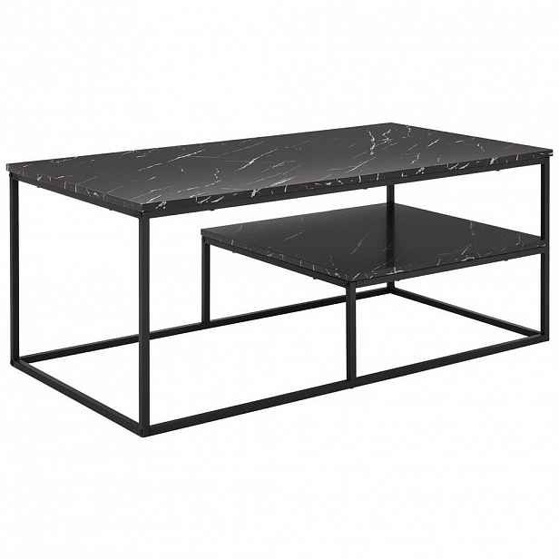 MID.YOU KONFERENČNÍ STOLEK, antracitová, kov, kompozitní dřevo, 110/60/45 cm