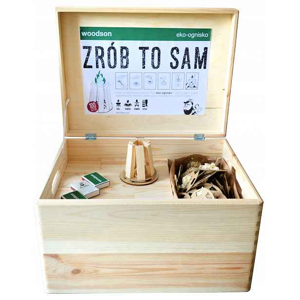 Woodson eko-ohňostroj Set Survival 100 Kusů Udělej Si To Sám v bedně, oheň