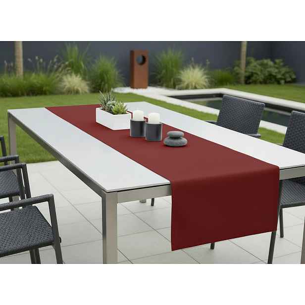 Venkovní běhoun - ubrus  RUNNER color 12 vínová, různé rozměry Mybesthome Rozměr: 40x180 cm