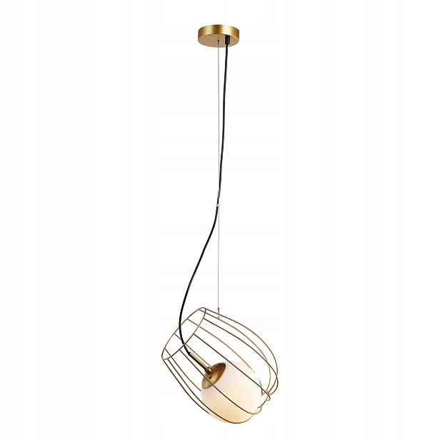 Závěsná lampa Italux Melisa Led moderní zlatá