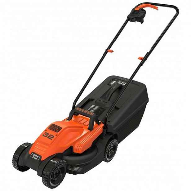 BLACK+DECKER - Elektrická sekačka na trávu 1200 W, záběr 32 cm BEMW451-QS