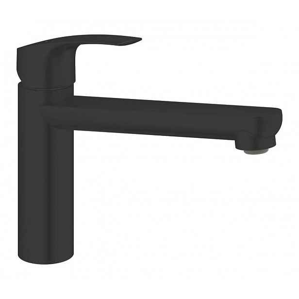 Dřezová baterie Grohe Eurosmart s otočným ramínkem černá matná 304632430
