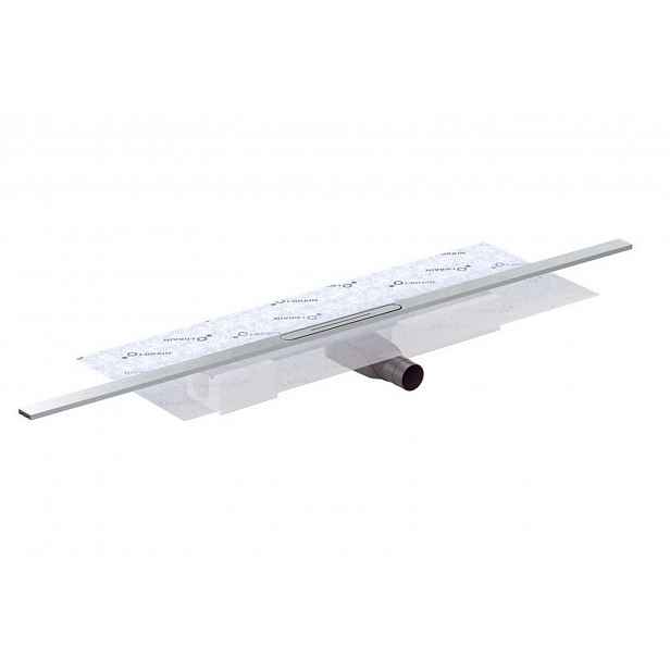 I-Drain AIO - Sprchový žlab s hydroizolací, délka 115 cm, s roštem, nerez ID5A11501AIO1