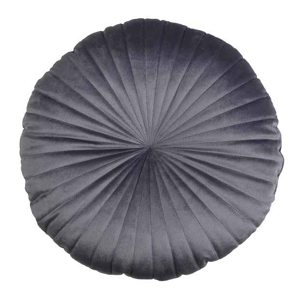 Polštář s výplní VICKY šedá Ø 40 cm Mybesthome