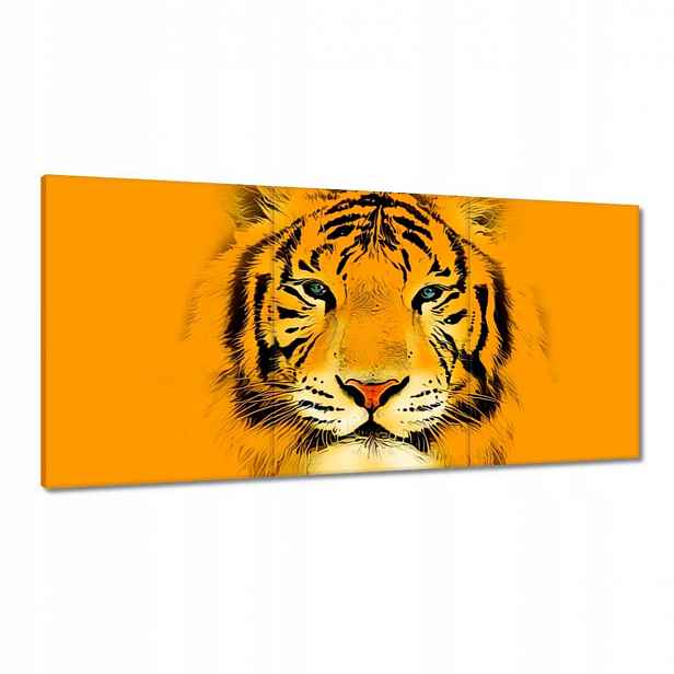 Obrazy 120x60 Oranžový tygr