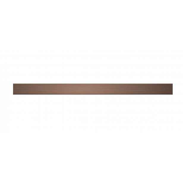 I-Drain DZIGNSTONE - Designový rošt pro vaničky Solid Linear, délka 89 cm, měděná DP.GS.K.0885