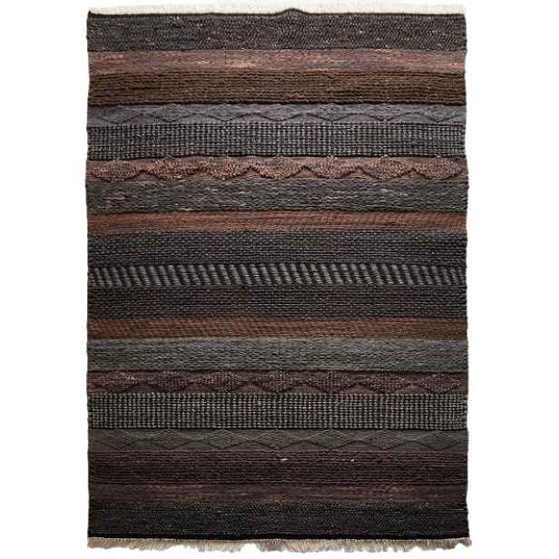 Ručně vázaný kusový koberec Black Melange DE 2006 Multi Colour, 200x290, hnědá, ložnice, Diamond Carpets India
