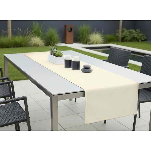 Venkovní běhoun - ubrus  RUNNER color 16 smetanová, různé rozměry Mybesthome Rozměr: 40x140 cm