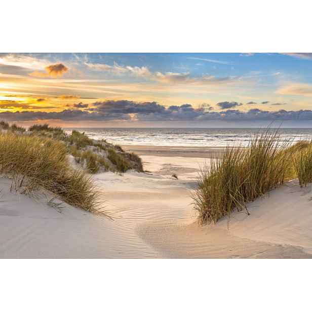 Obraz na plátně Písečná cesta k moři, 118x78 cm