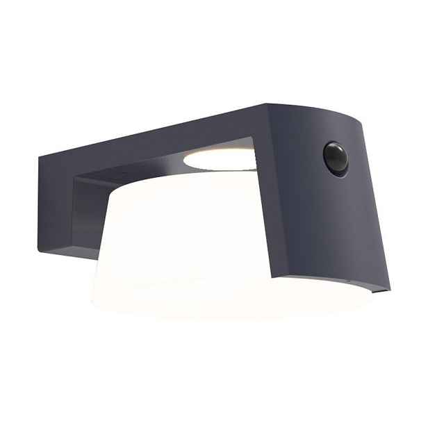 Solární Led nástěnné svítidlo s pohybovým senzorem 9,5W Moon 6906001118 Lute