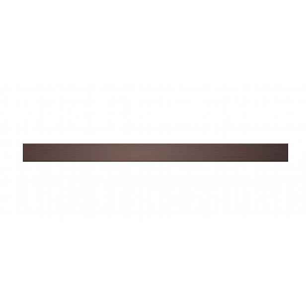 I-Drain DZIGNSTONE - Designový rošt pro vaničky Solid Linear, délka 79 cm, čokoládová DP.GS.C.0792