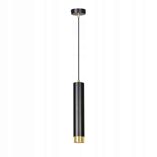 Závěsná lampa Emibig Kibo 1xGU10 10W černo-zlatá, nastavitelná