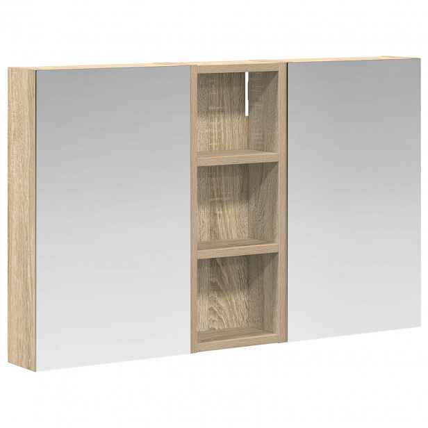vidaXL Sada koupelnových skříněk 3 ks 80 x 10,5 x 50 cm