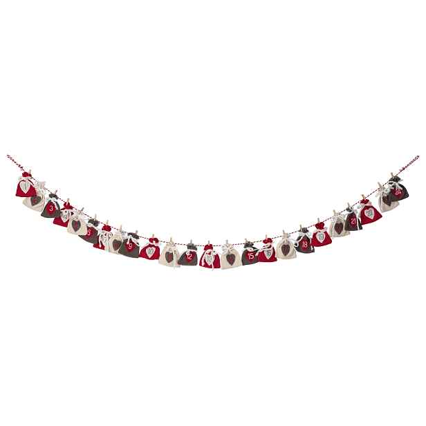 Livarno® Adventní kalendář z filcu (pytlíky)