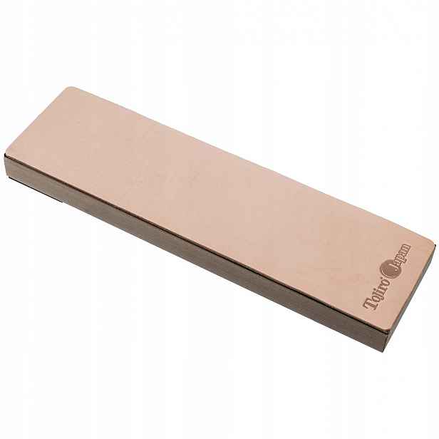Tojiro F-461 kožený strop pro nože na magnólii 250 x 70 mm, finiš