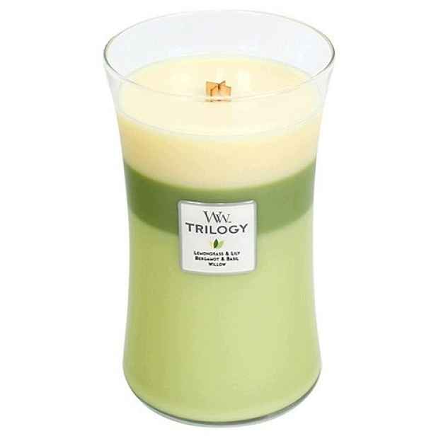 WoodWick Trilogy sklo velké Garden Oasis 609.5 g