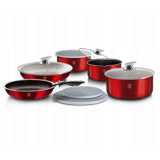 Berlinger Haus Click Cook Granitové Hrnce Sada BH1674 Pro Indukci